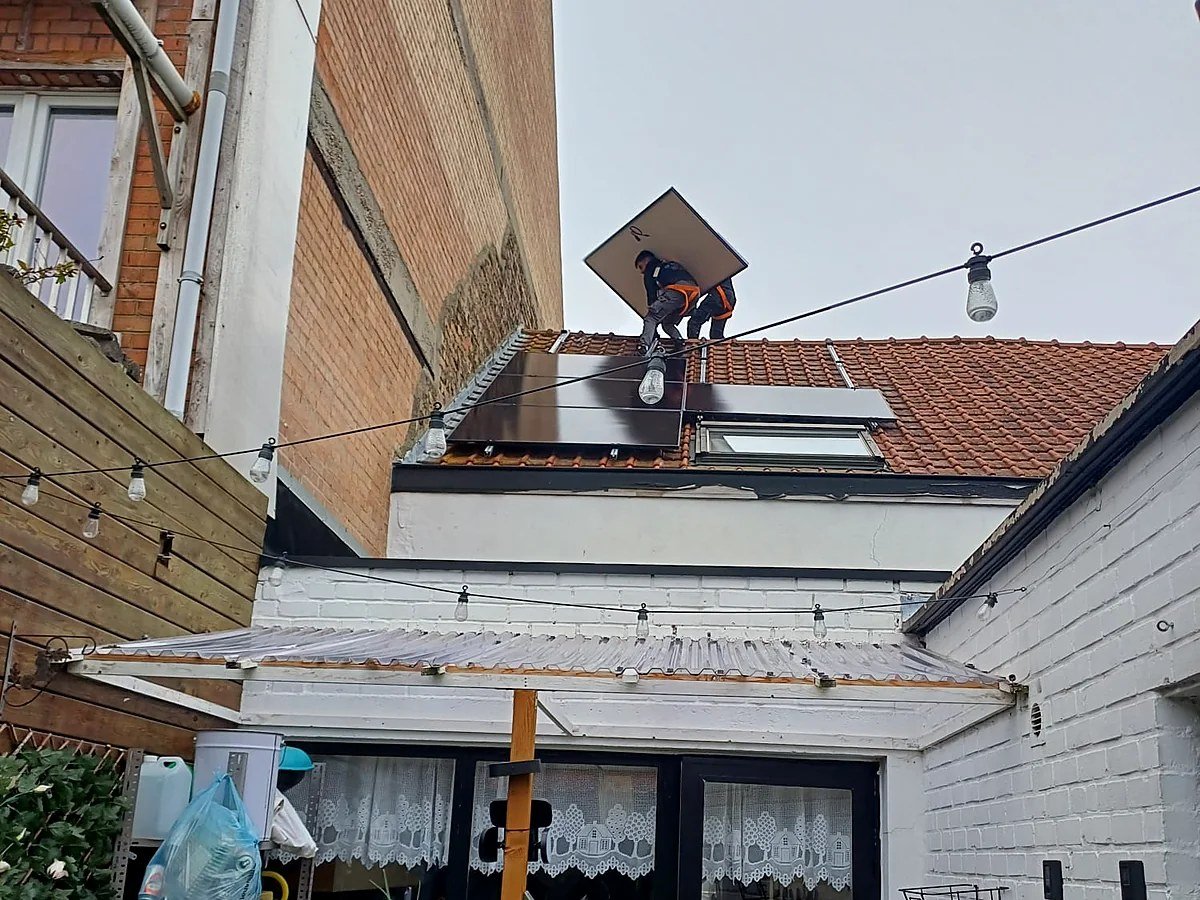 Plaatsing van zonnepanelen